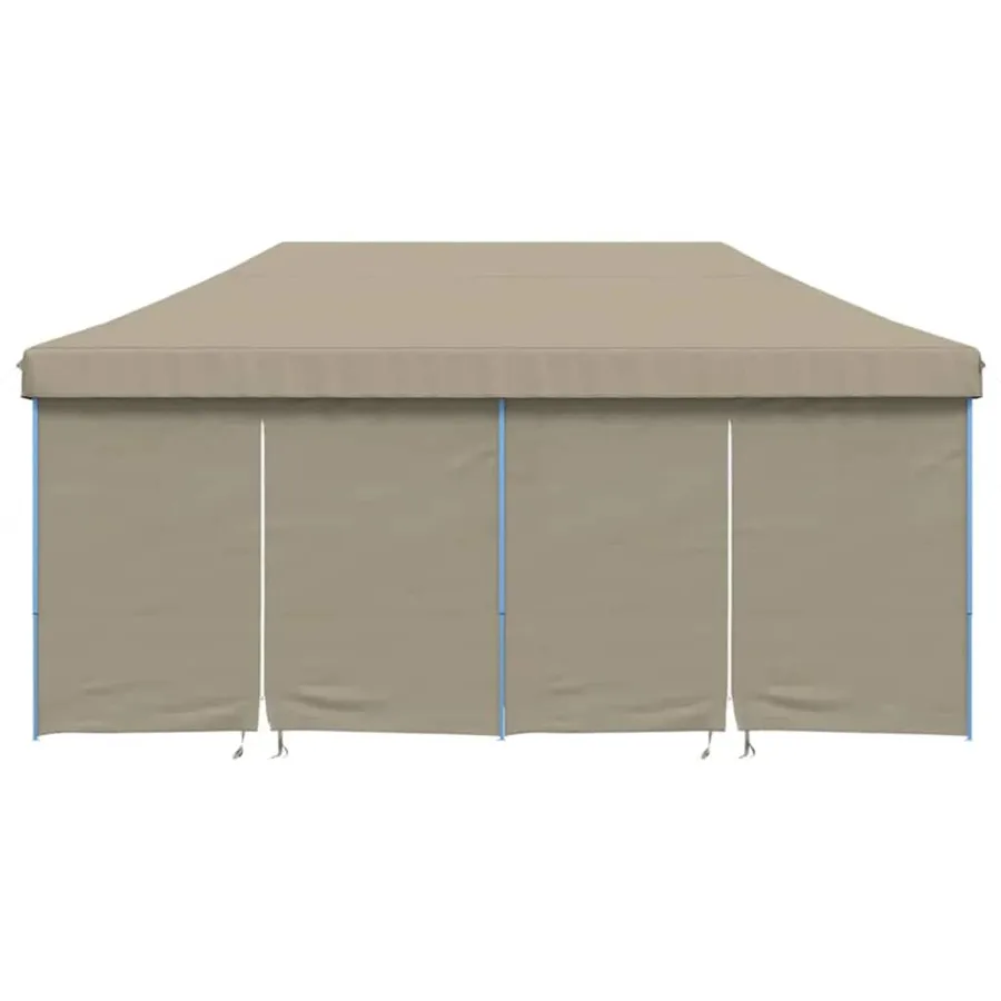 Tente de fête pop-up Taupe 580 x 292 x 315 cm Tissu Oxford - 4
