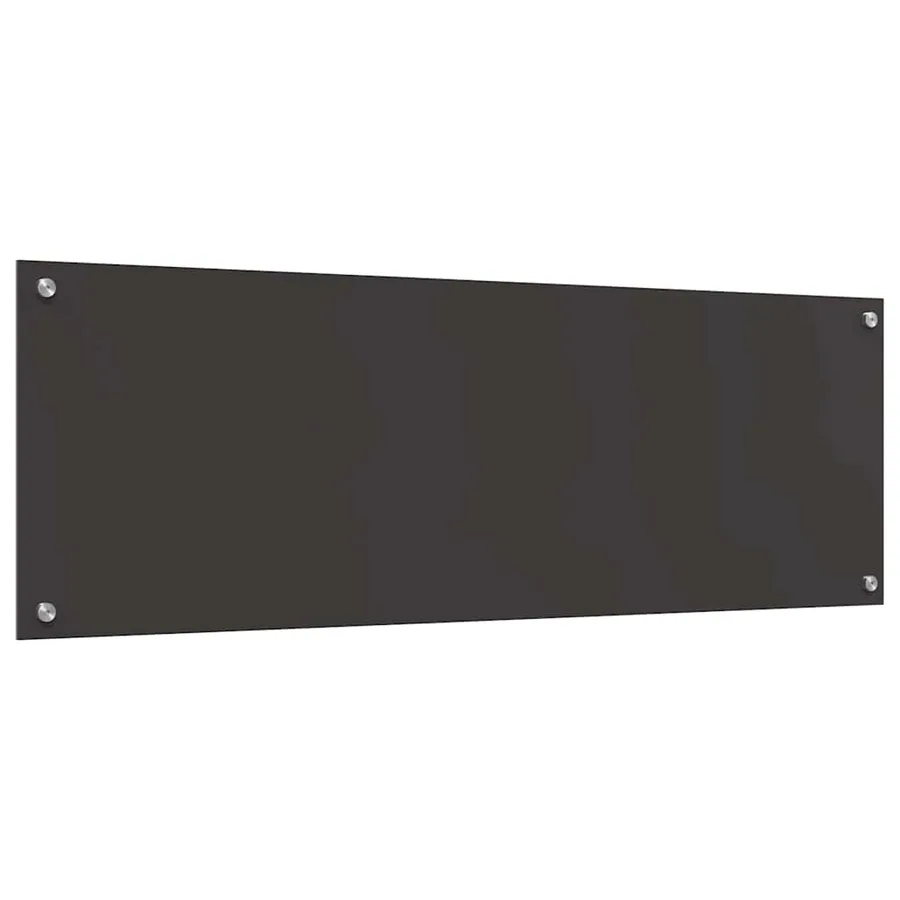 Crédence de cuisine 2 pcs Gris foncé 120 x 40 cm verre trempé - 6