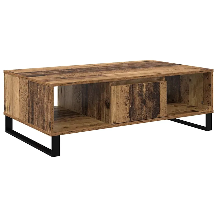 Table basse Bois ancien 104 x 60 x 35 cm Bois d'ingénierie - 2