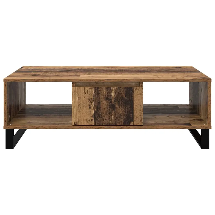 Table basse Bois ancien 104 x 60 x 35 cm Bois d'ingénierie - 6
