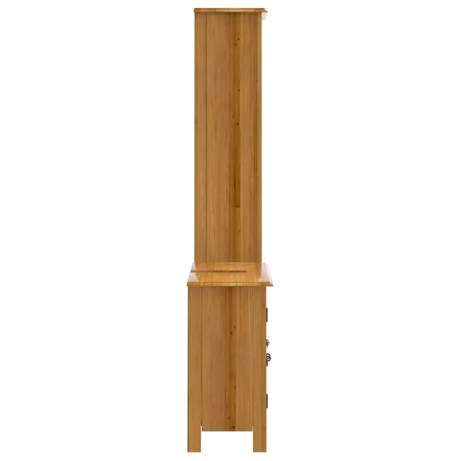 Ensemble de meubles de salle de bain 2 pcs bois de pin massif - 6