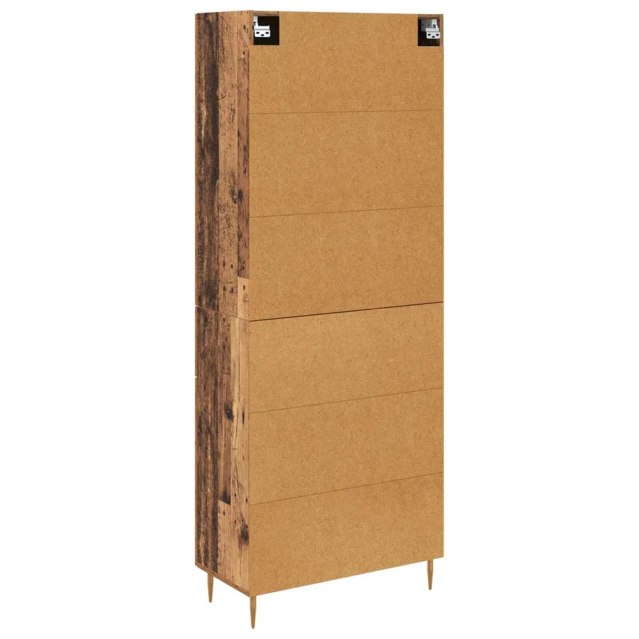 Haut Armoire Bois Ancien 69,5 x 34 x 180 cm Bois d'ingénierie - 8