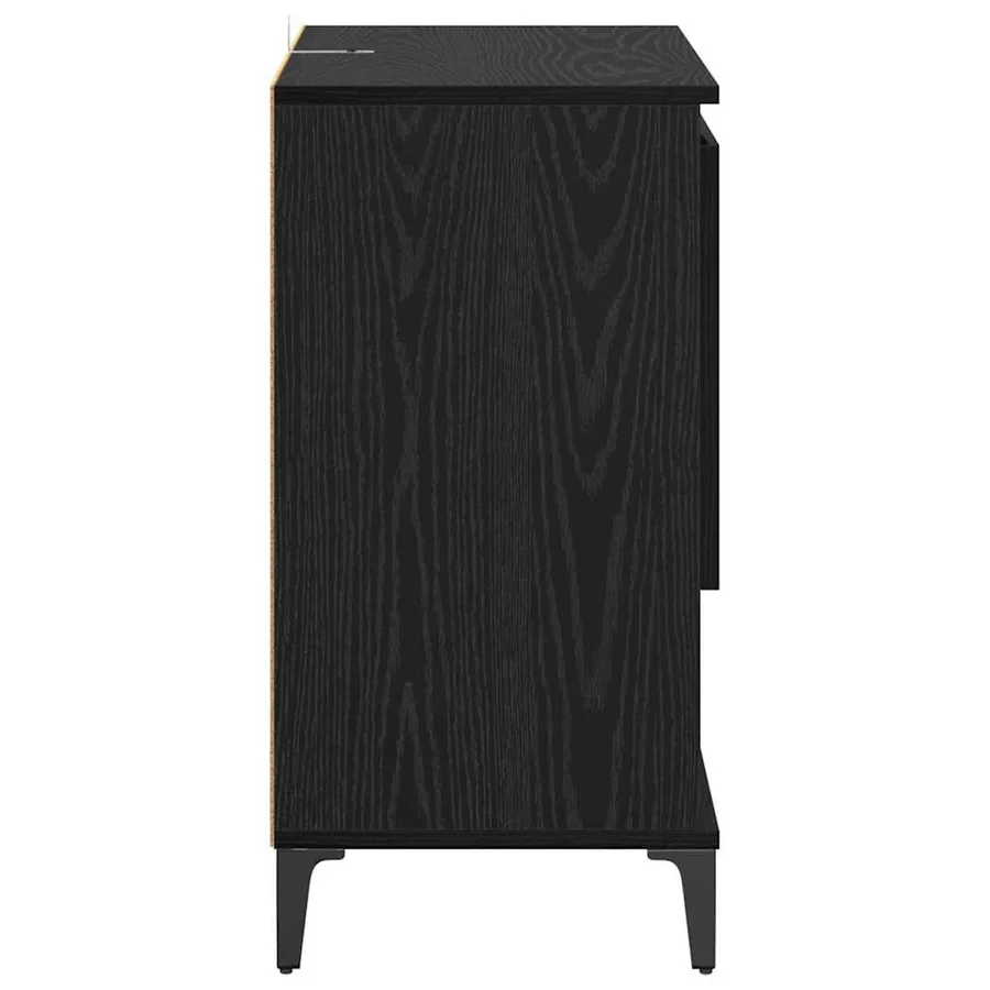Buffets 3 pcs Chêne noir 60 x 35 x 70 cm Bois d'ingénierie - 6