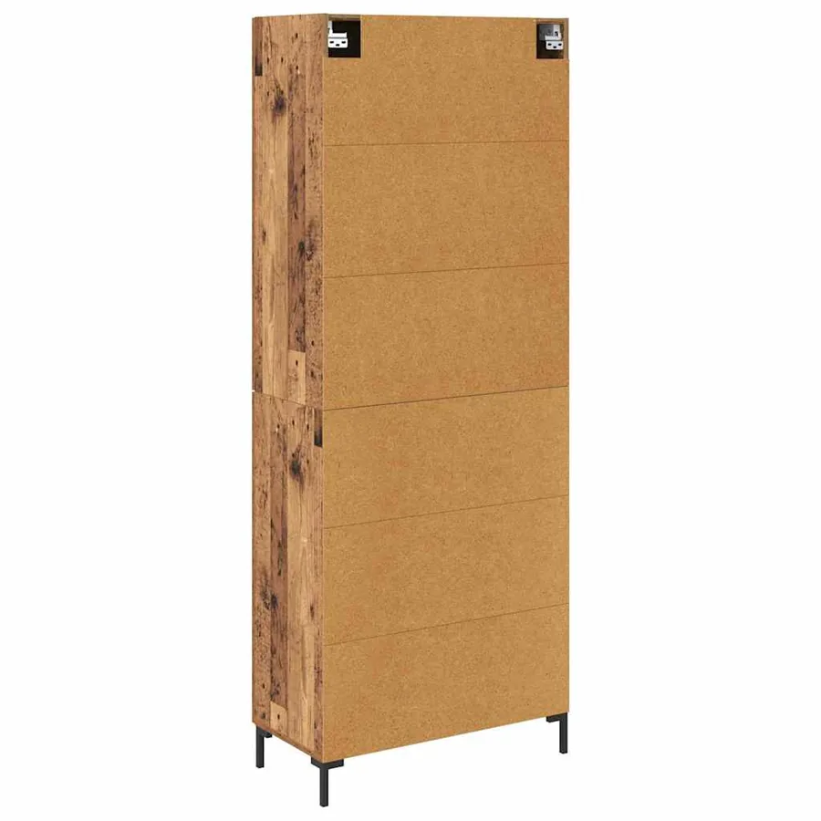 Haut Armoire Bois Ancien 69,5 x 34 x 180 cm Bois d'ingénierie - 10