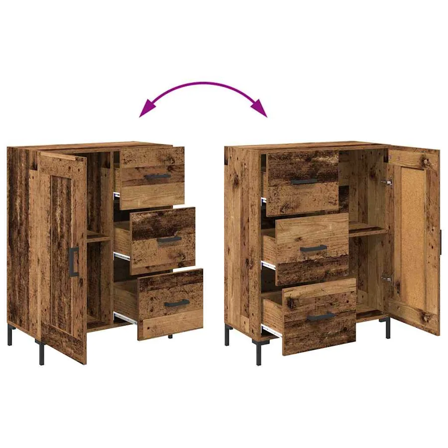 Haut Armoire Bois Ancien 69,5 x 34 x 180 cm Bois d'ingénierie - 13