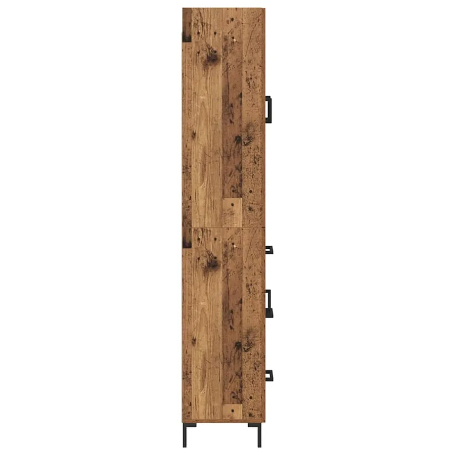 Haut Armoire Bois Ancien 69,5 x 34 x 180 cm Bois d'ingénierie - 9