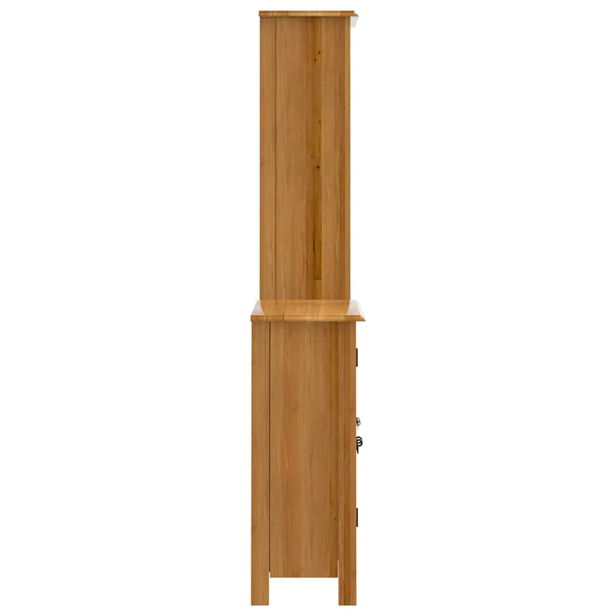 Ensemble de meubles de salle de bain 2 pcs bois de pin massif - 6