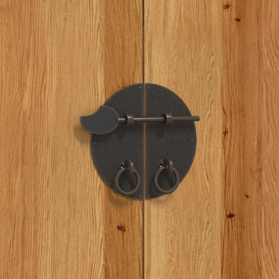 Ensemble de meubles de salle de bain 2 pcs bois de pin massif - 8