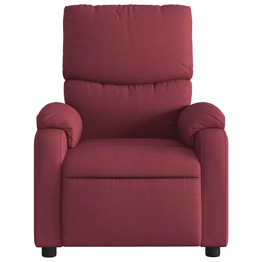 Fauteuil inclinable Rouge bordeaux Tissu - 3