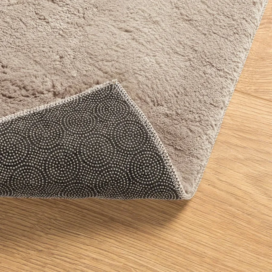 Tapis HUARTE à poils courts doux et lavable sable 80x200 cm - 5