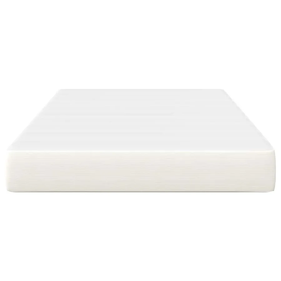 Matelas de Lit avec matelas Crème 120 x 200 cm tissu - 6