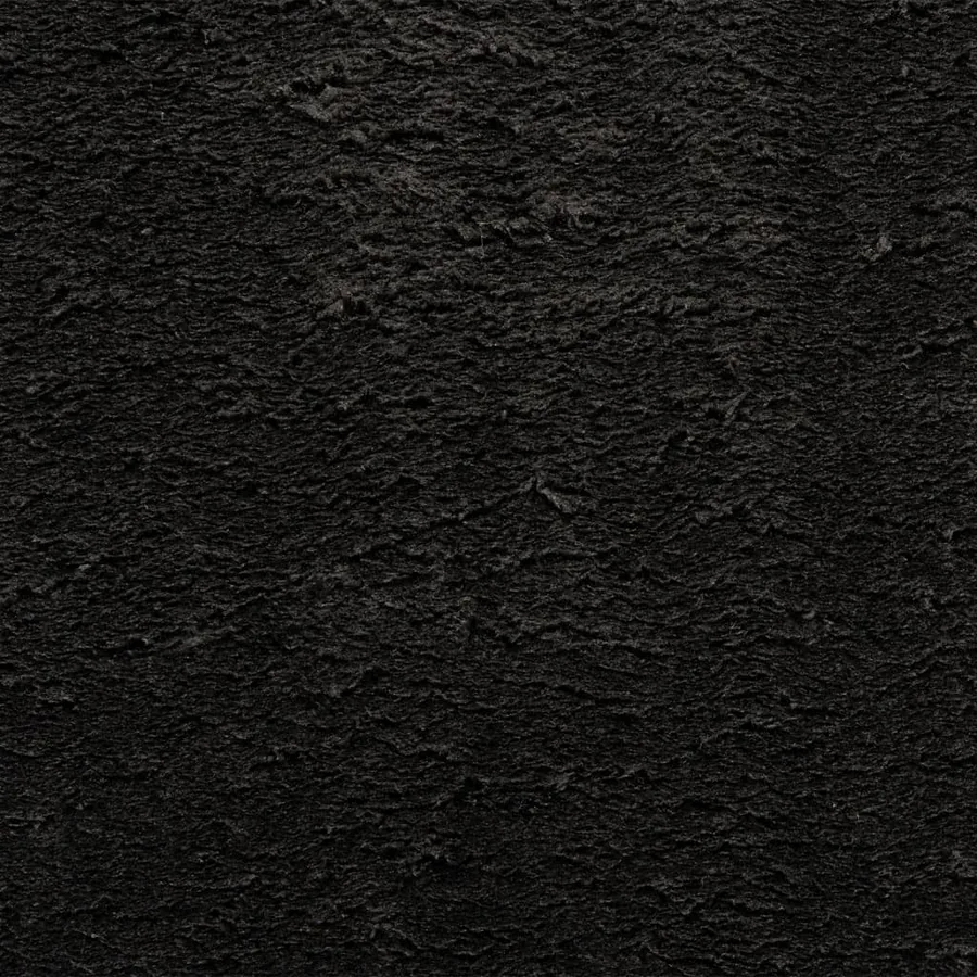 Tapis HUARTE à poils courts doux et lavable noir Ø 100 cm - 9