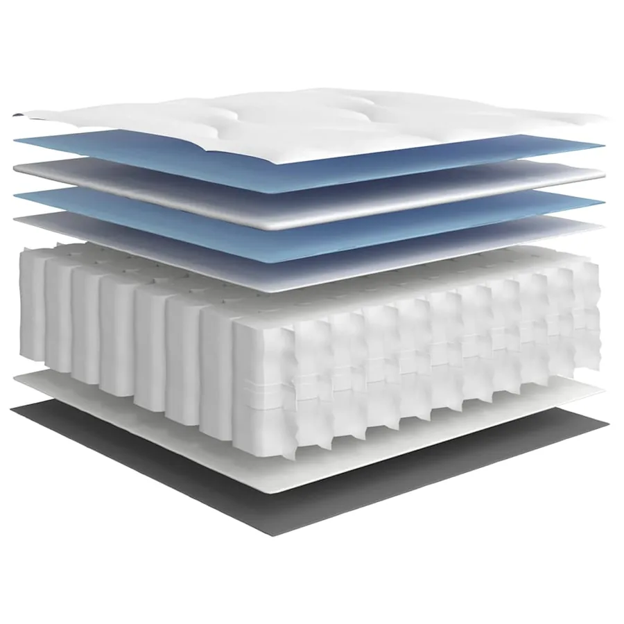 Matelas à ressorts ensachés moyen 80x200 cm - 7
