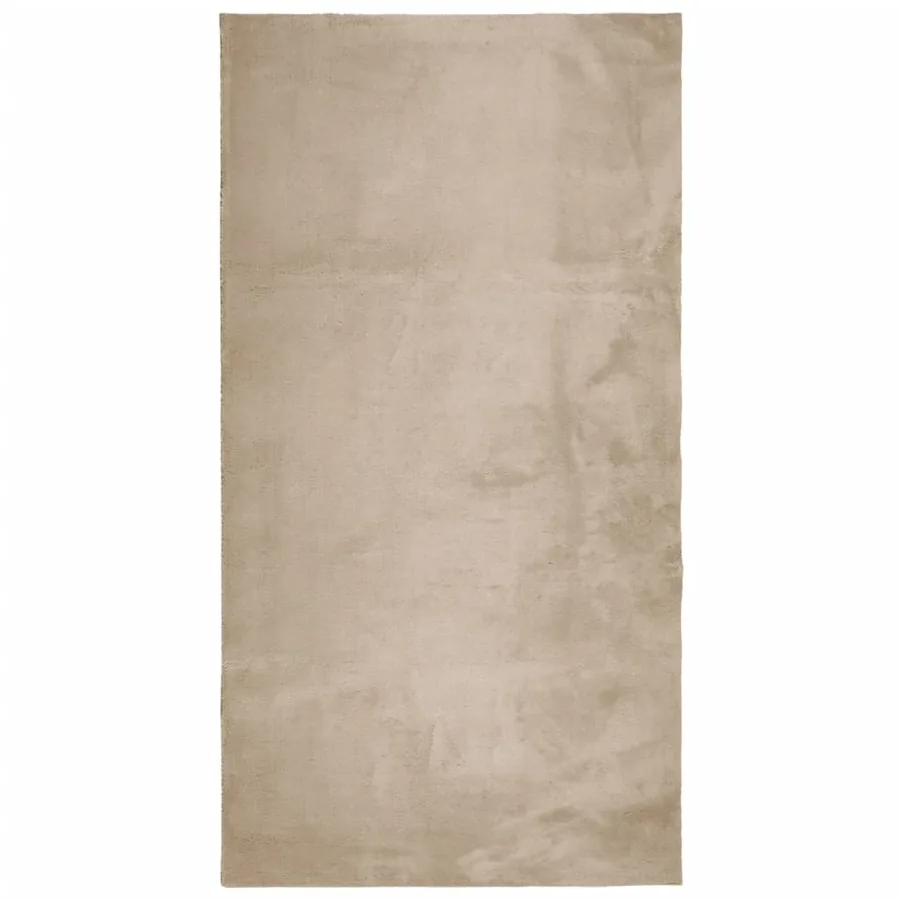 Tapis HUARTE à poils courts doux et lavable sable 60x110 cm - 2