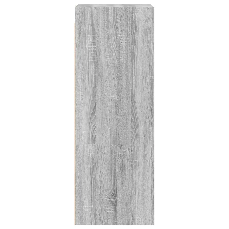 Armoire murale avec portes en verre sonoma gris 35x37x100 cm - 7