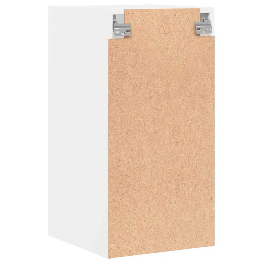 Armoire murale avec portes en verre blanc 35x37x68,5 cm - 8