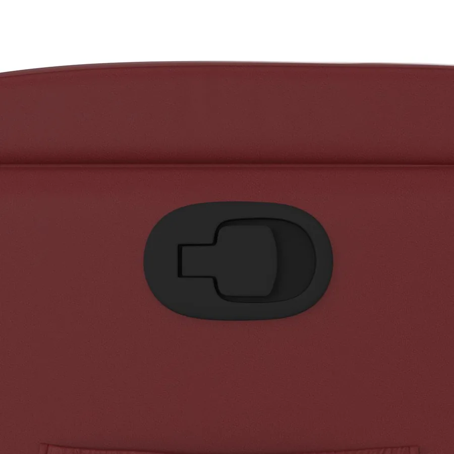 Fauteuil inclinable Rouge bordeaux Similicuir - 9