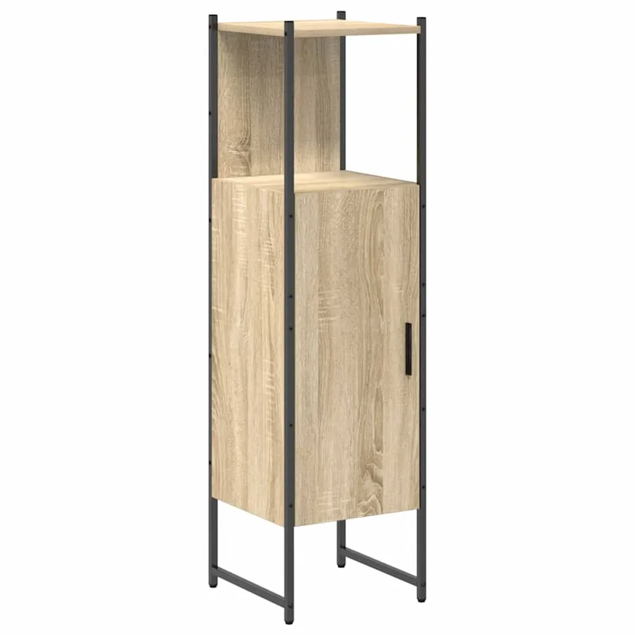 Ensemble de mobilier de salle de bain avec étagère 3 pcs Marron - 7