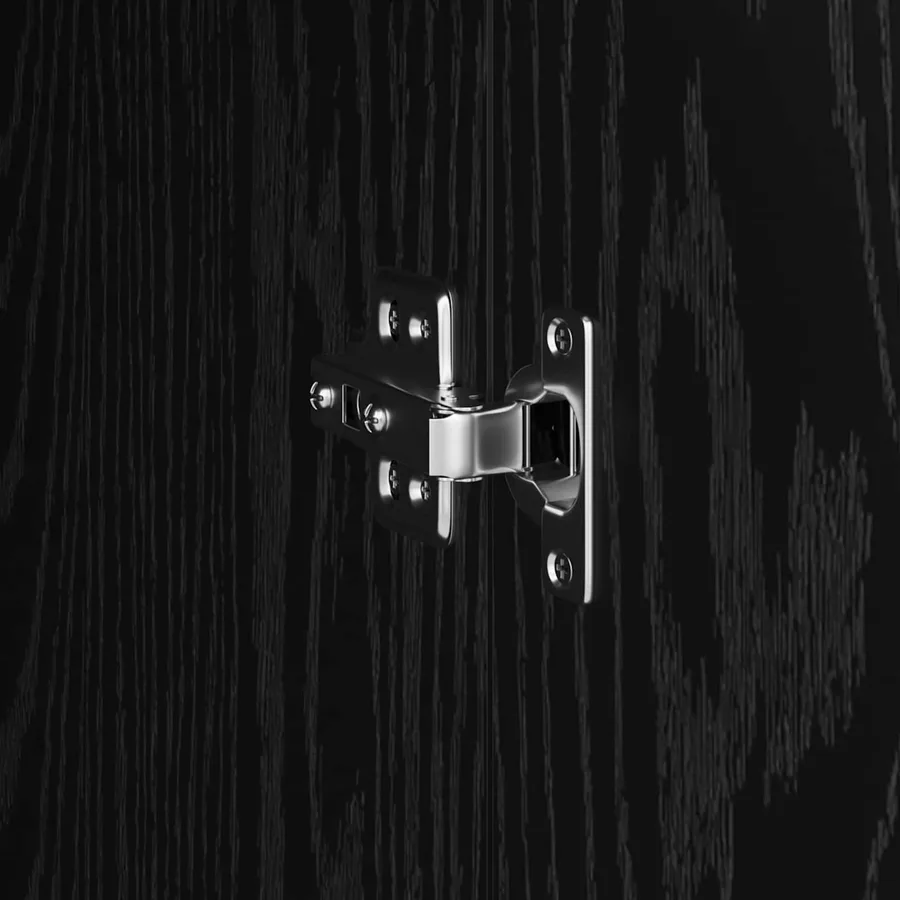 Haut Armoire Chêne noir 31.5 x 32 x 122.5 cm - 10