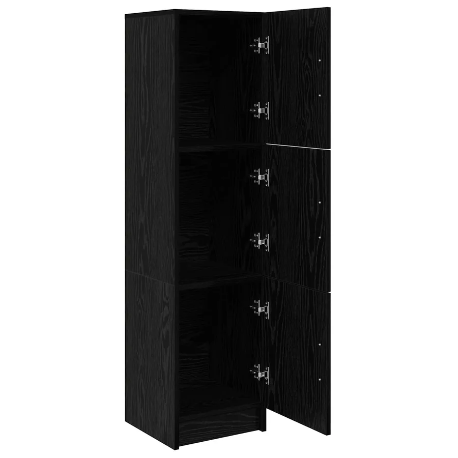 Haut Armoire Chêne noir 31.5 x 32 x 122.5 cm - 5
