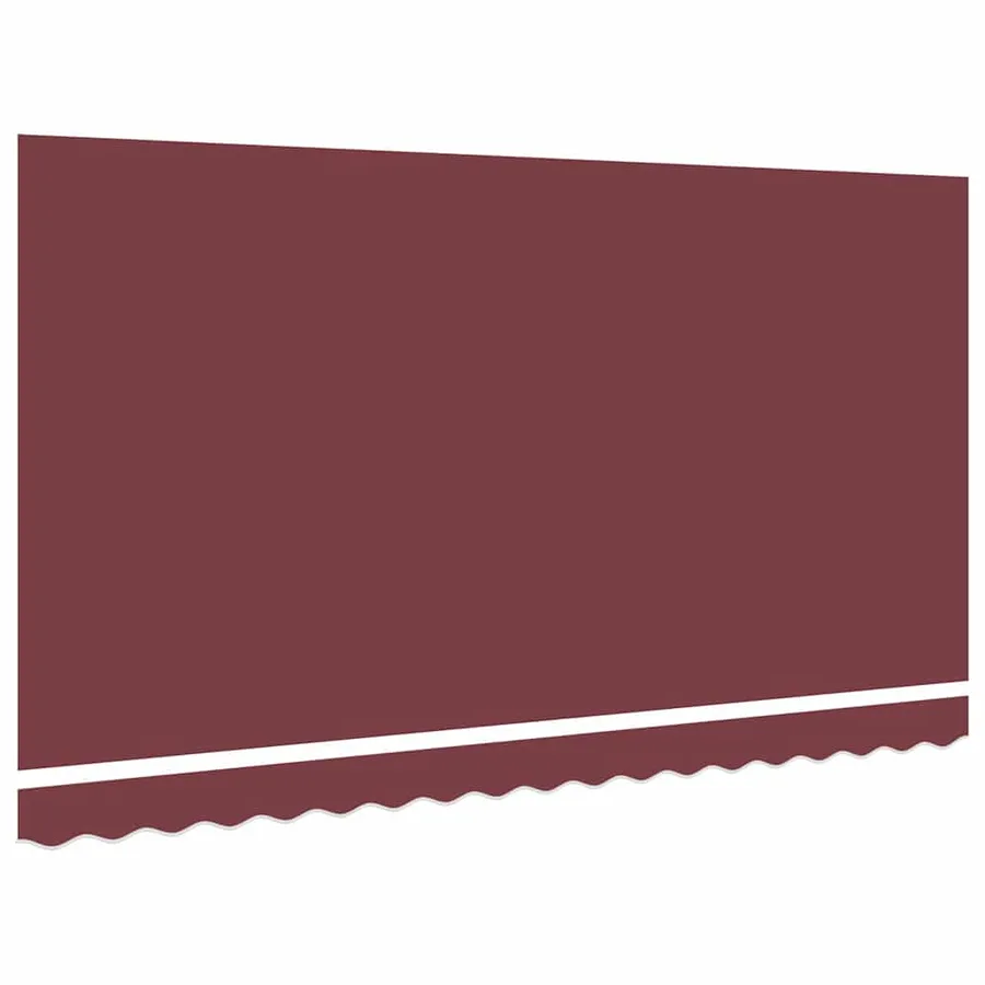 Toile de rechange pour auvent Rouge bordeaux 4 x 2 m Polyester - 4