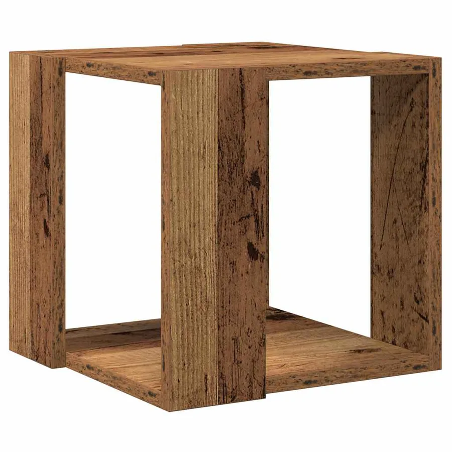 Table basse Bois Ancien 32 x 32 x 30 cm Bois d'ingénierie - 7