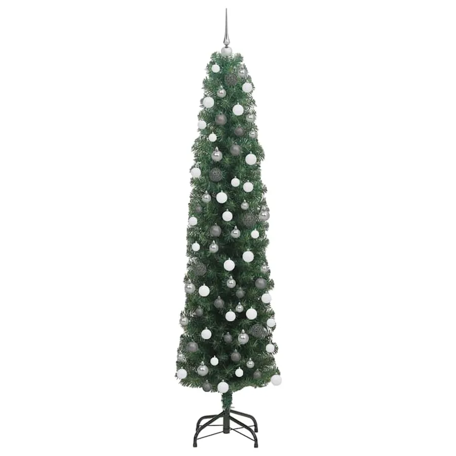 Sapin de Noël artificiel Vert 180 cm PVC et acier et plastique - 3