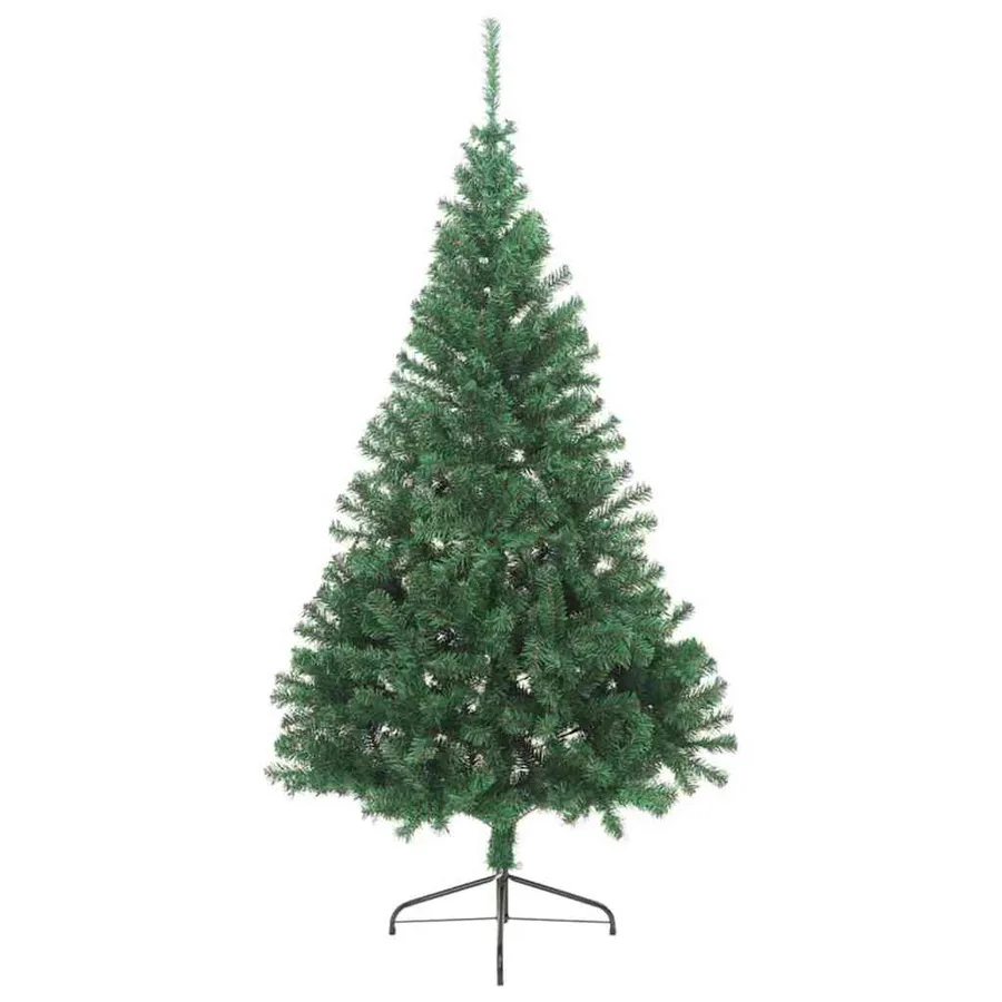 Sapin de Noël artificiel pré-éclairé Vert 240 cm PVC - 3