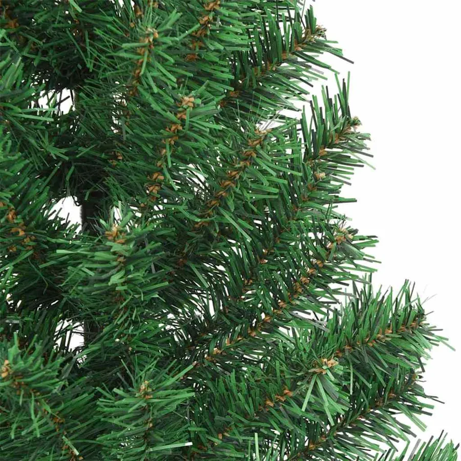 Sapin de Noël artificiel pré-éclairé Vert 240 cm PVC - 6