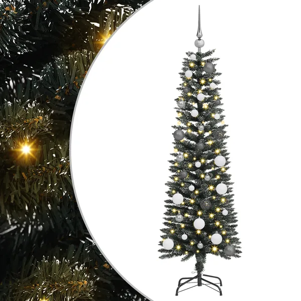 Sapin de Noël artificiel Vert 150 cm PVC, plastique et acier