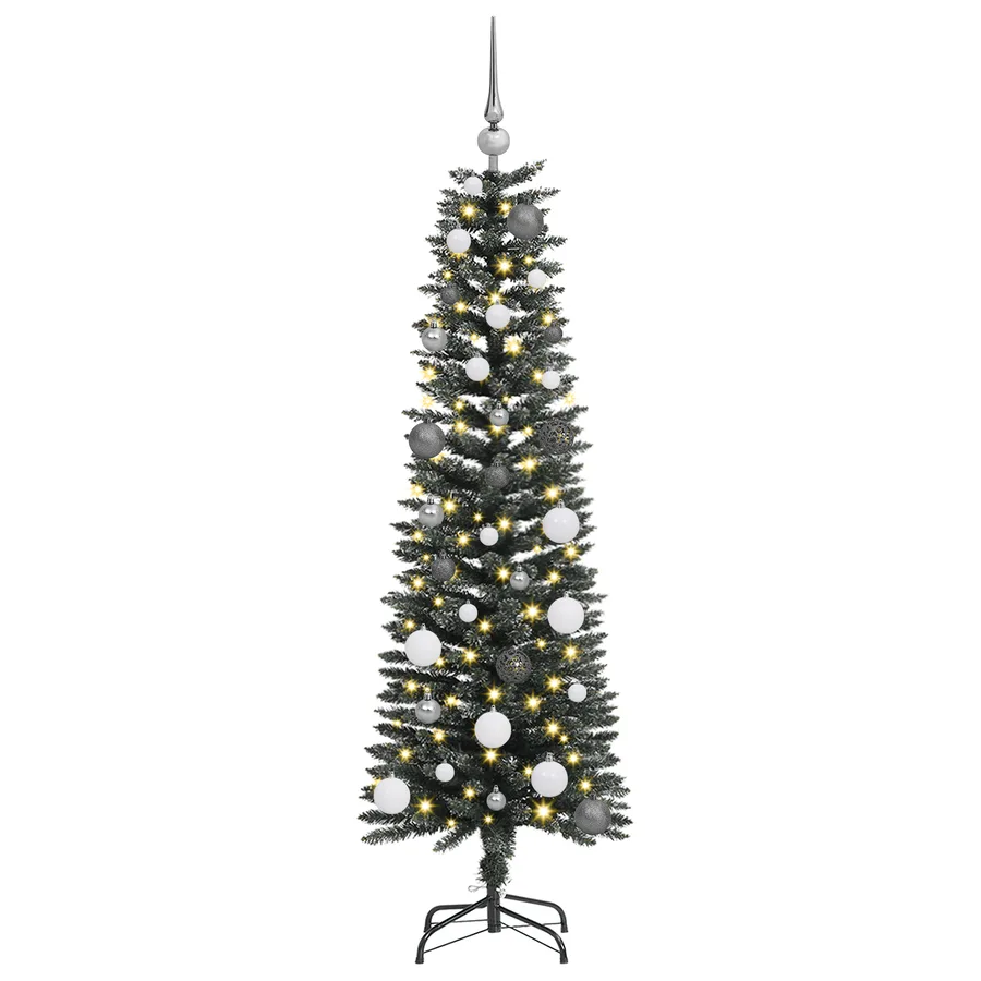 Sapin de Noël artificiel Vert 150 cm PVC, plastique et acier - 2
