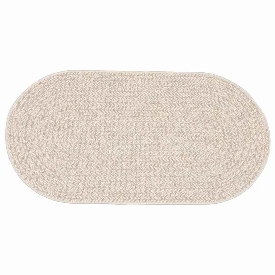 Tapis ZIZUR Crème 200 x 100 cm Polypropylène - 2