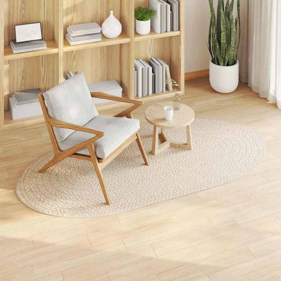 Tapis ZIZUR Crème 200 x 100 cm Polypropylène - 3