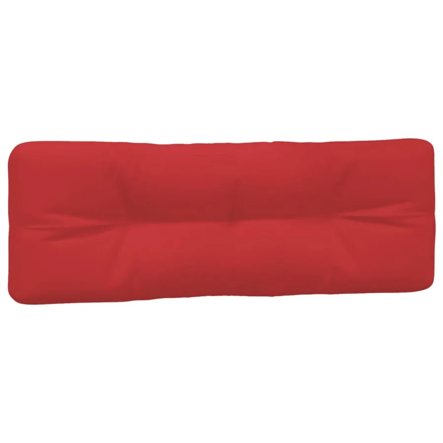 Coussins de palette lot de 5 rouge tissu - 4