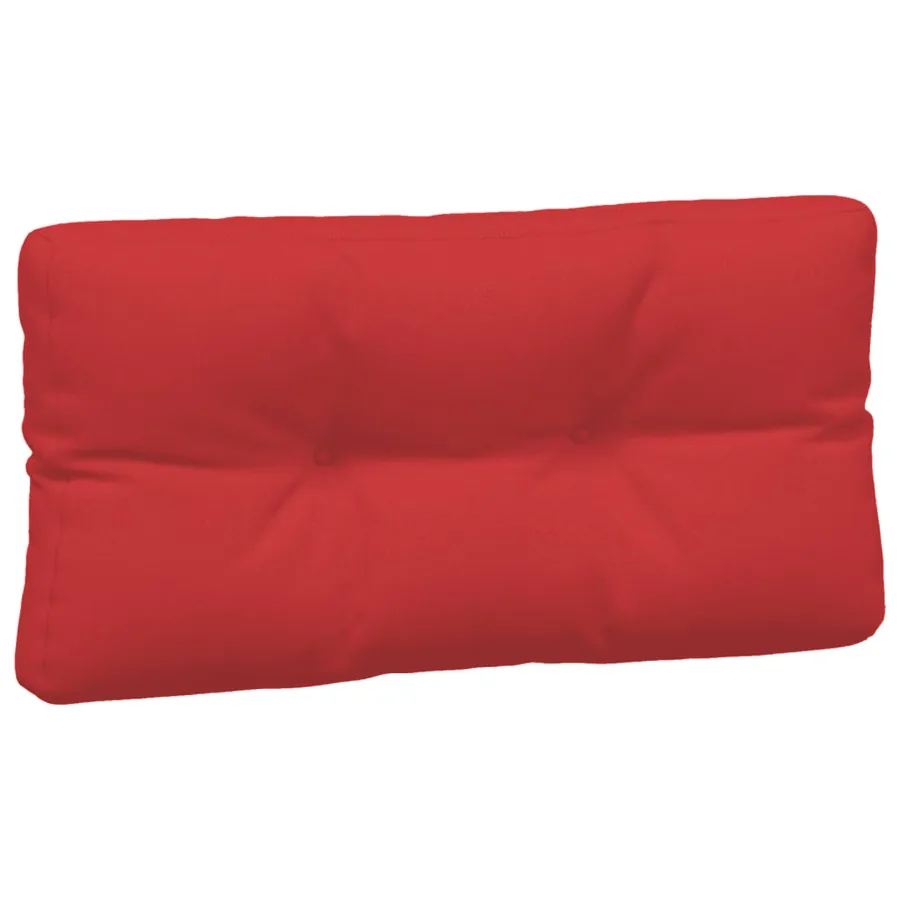 Coussins de palette lot de 5 rouge tissu - 5