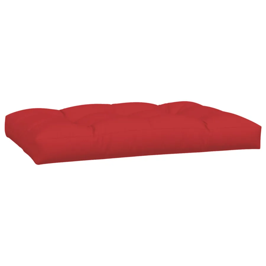 Coussins de palette lot de 5 rouge tissu - 6