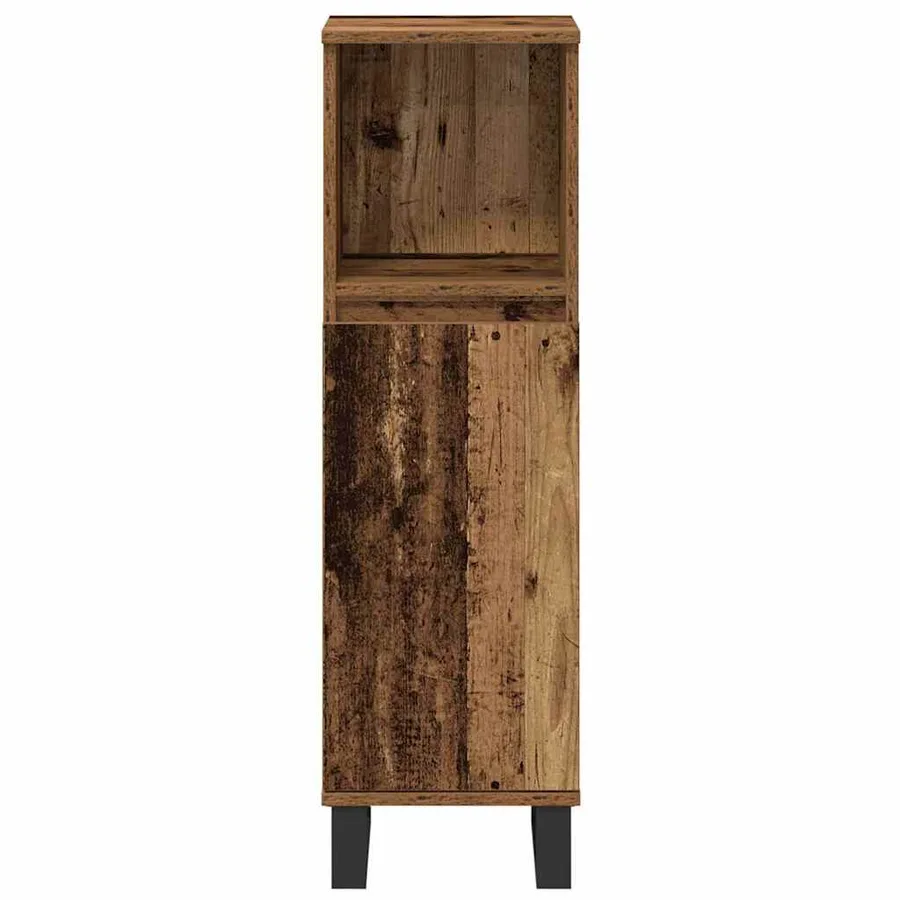 Ensemble de mobilier de salle de bain avec étagère 3 pcs Marron - 6