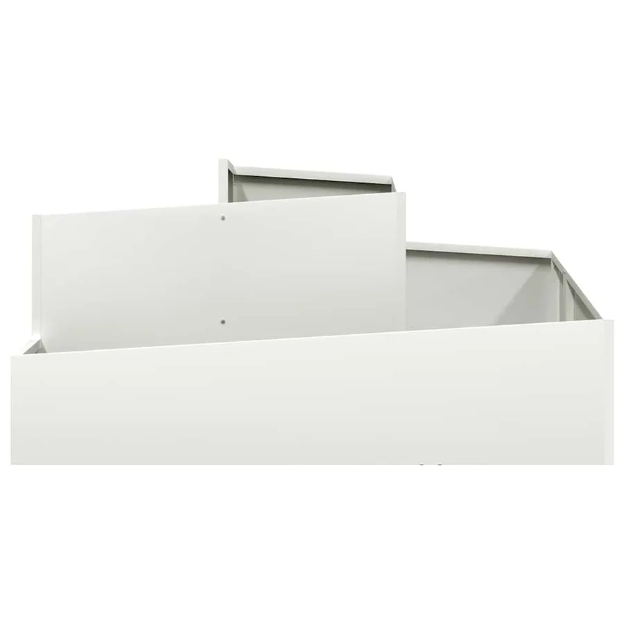 Cache-pot de jardin Blanc 100 x 100 x 50 cm - 5