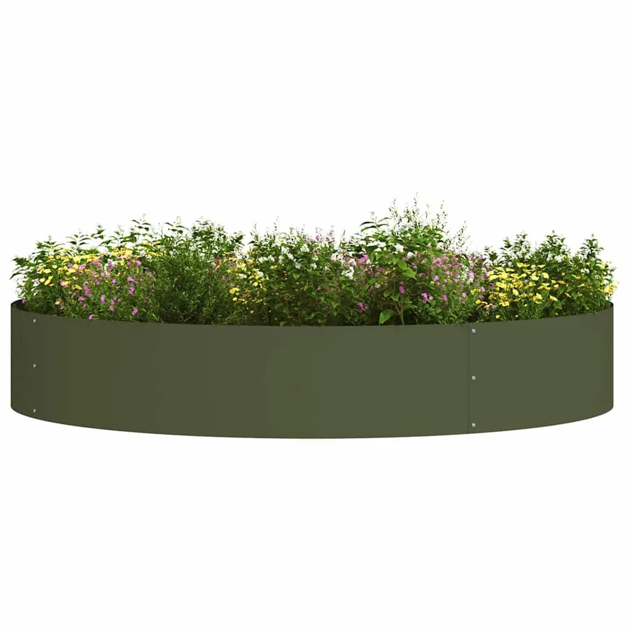 Anneau de jardinière Vert olive 120 x 120 x 20 cm - 3