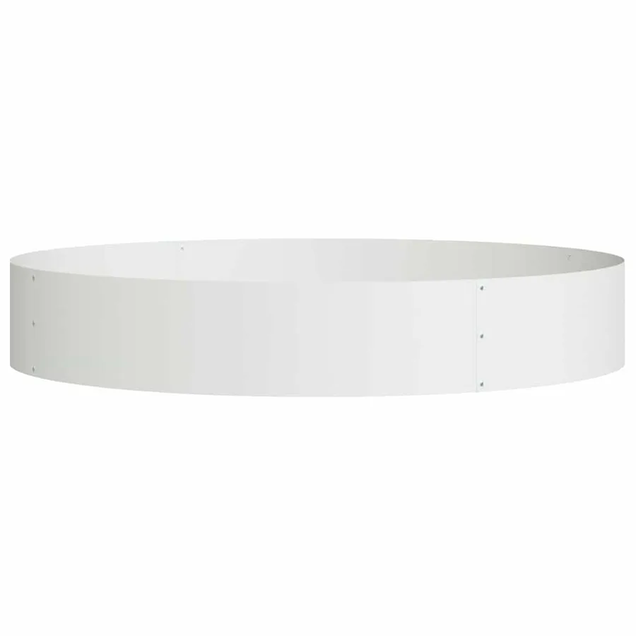 Anneau de jardinière 5 pc Blanc 120 x 120 x 20 cm - 5