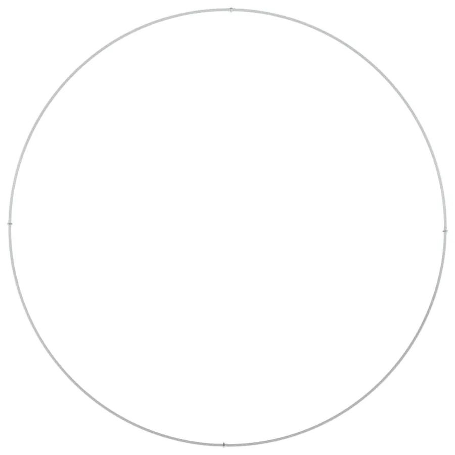 Anneau de jardinière 5 pc Blanc 120 x 120 x 20 cm - 7