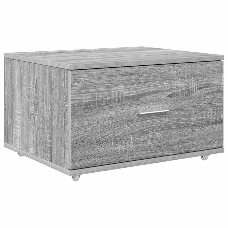 Armoire à tiroirs avec roue Gris Sonoma 55 x 45 x 31 cm - 2