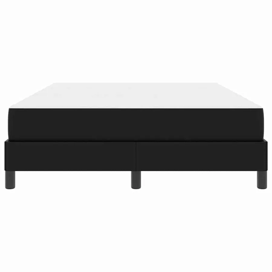 Cadre de lit avec matelas Noir 160 x 200 cm tissu - 7