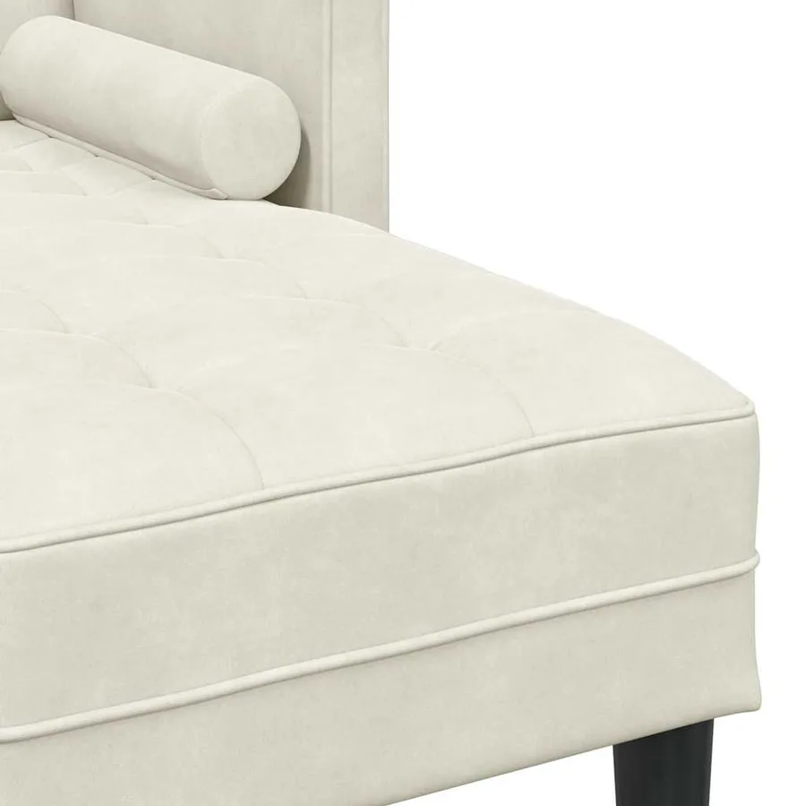 Ensemble de Canapés avec coussin Crème Polyester - 7