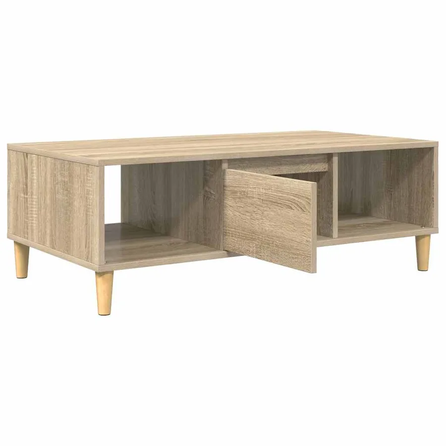 Table basse Chêne Sonoma 102 x 55 x 35 cm Bois d'ingénierie - 5