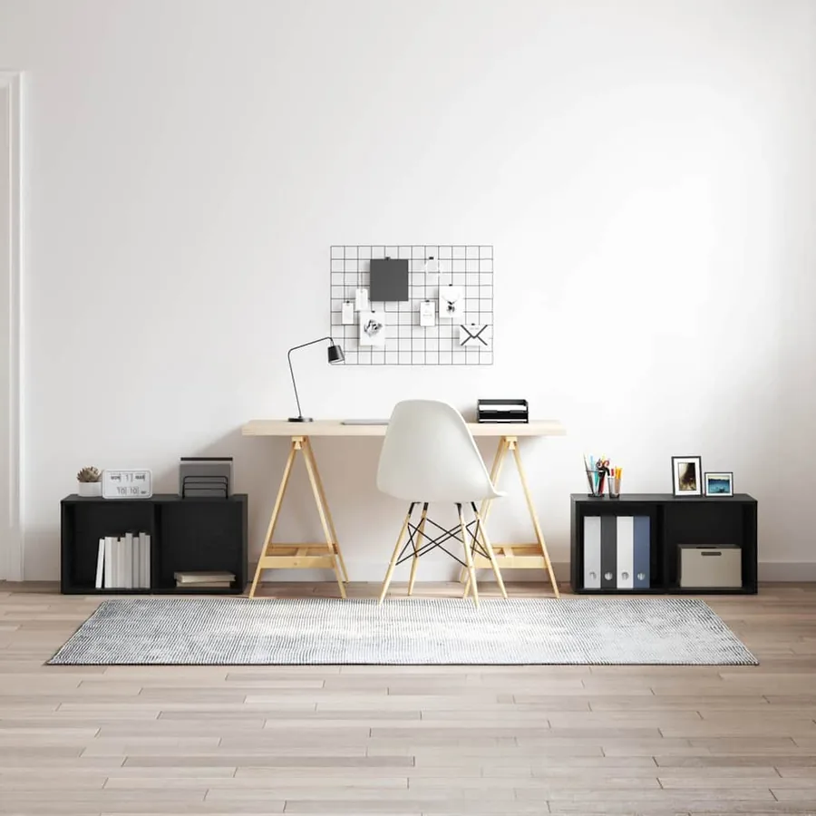 Ensemble meuble TV 2 pcs Chêne noir 72 x 35 x 36,5 cm