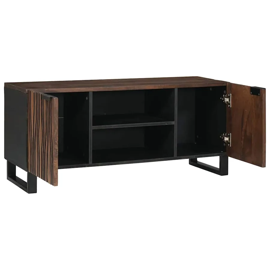 Unites TV Noyer 105 x 33 x 46 cm Bois d'ingénierie - 2
