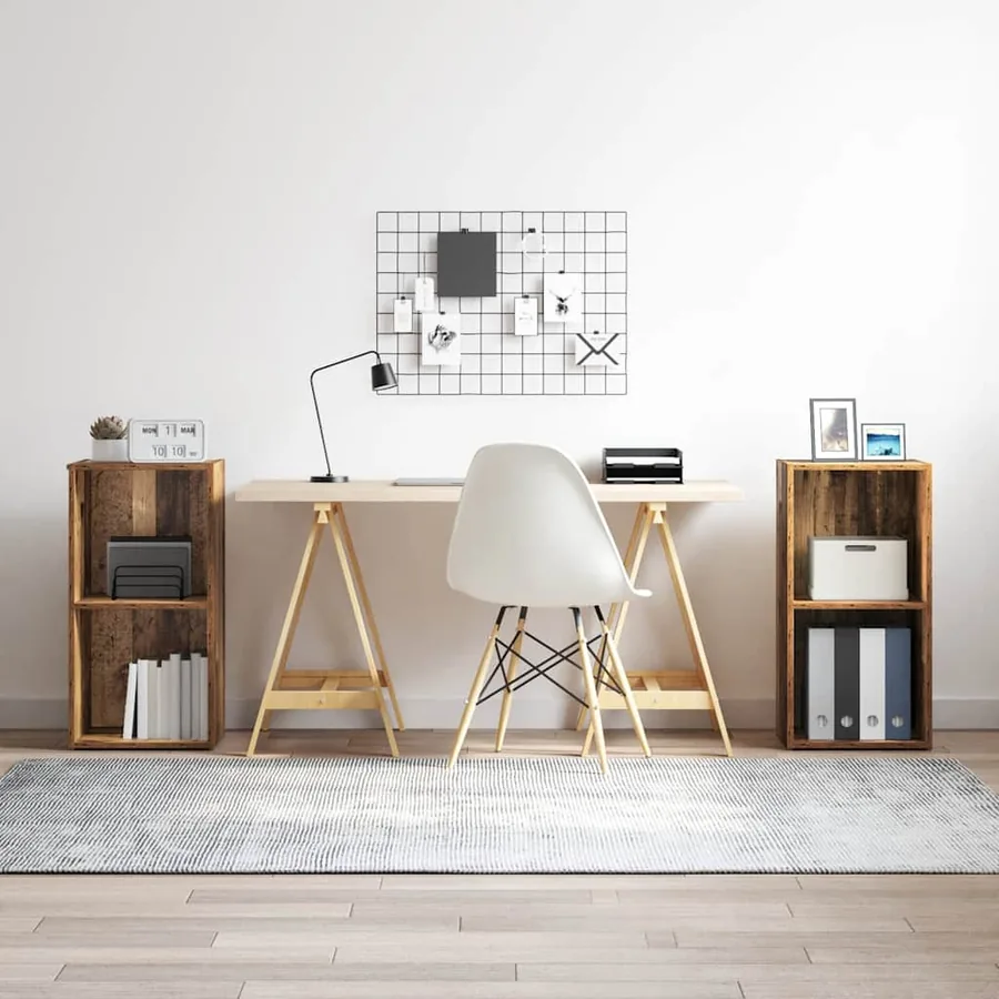 Ensemble meuble TV 2 pcs Bois Ancien 37 x 35 x 72 cm
