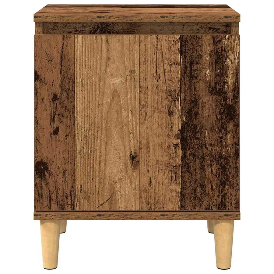 Cabinet de chevet Bois ancien 40 x 30 x 50 cm Bois d'ingénierie - 6