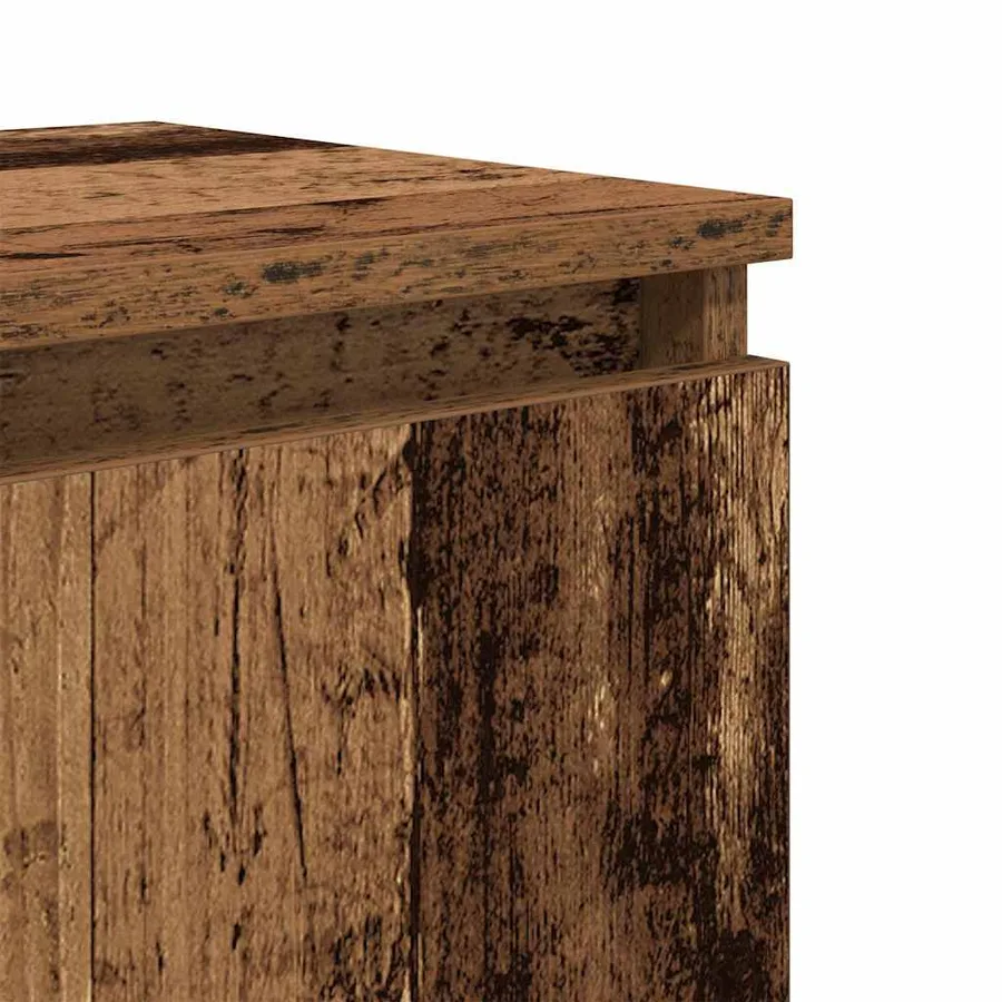 Cabinet de chevet Bois ancien 40 x 30 x 50 cm Bois d'ingénierie - 8